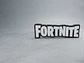 Placa Decorativa Logo Fortnite 3D (20cm) – Decoração de Setup Gamer - Thumbnail 2