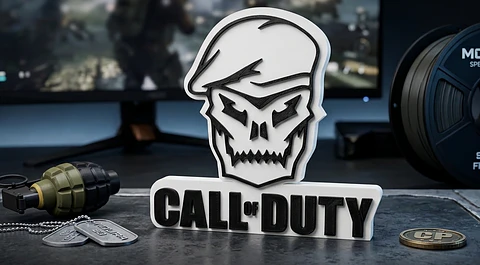 Stand de Mesa Colecionável Call of Duty 3D