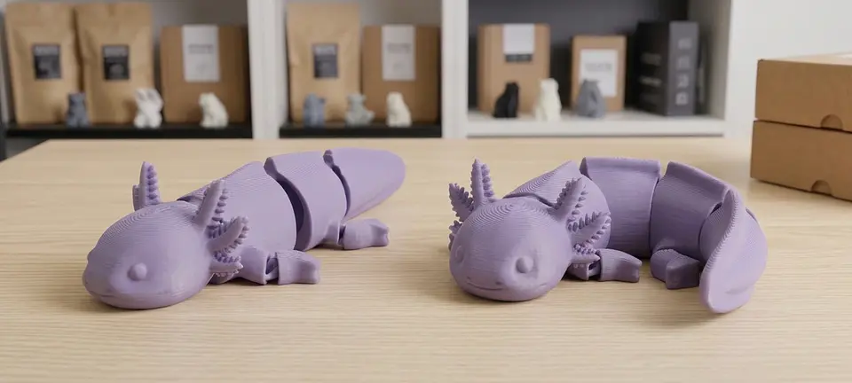 Axolote Articulado 3D  1