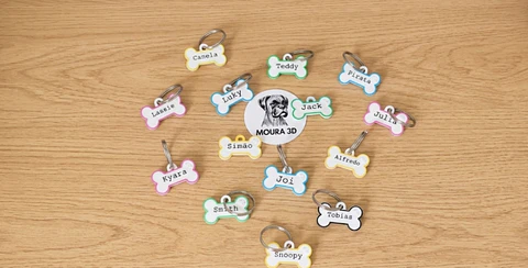 Medalhas de Identificação Personalizadas para Animais