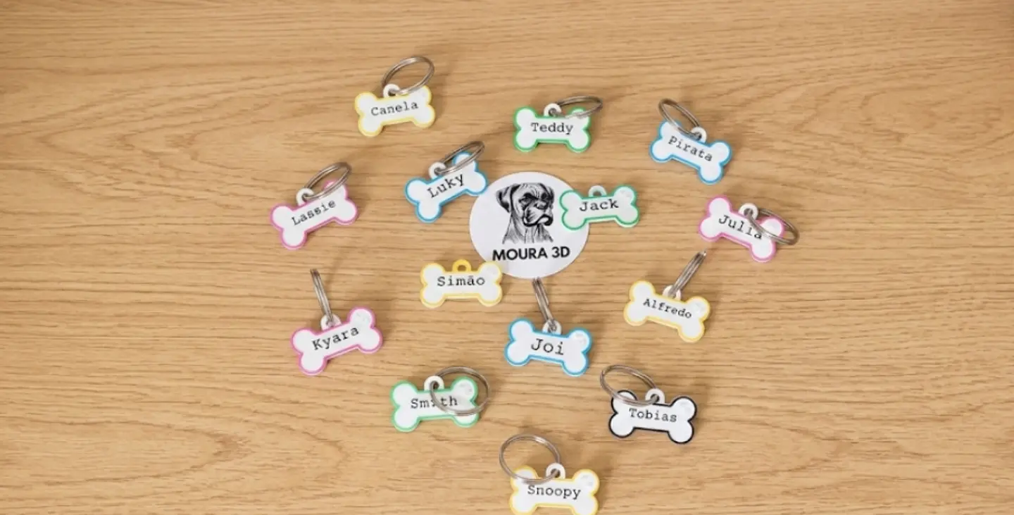 Medalhas de Identificação Personalizadas para Animais 1