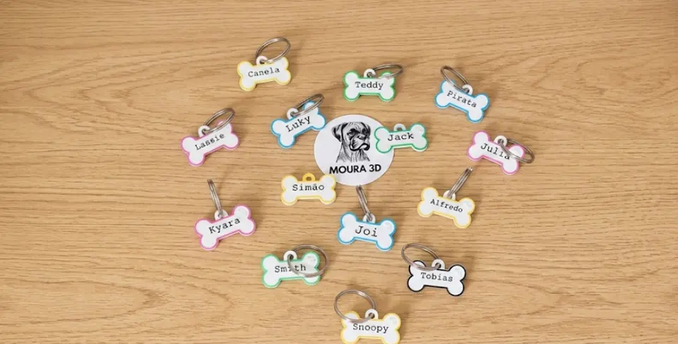 Medalhas de Identificação Personalizadas para Animais 1