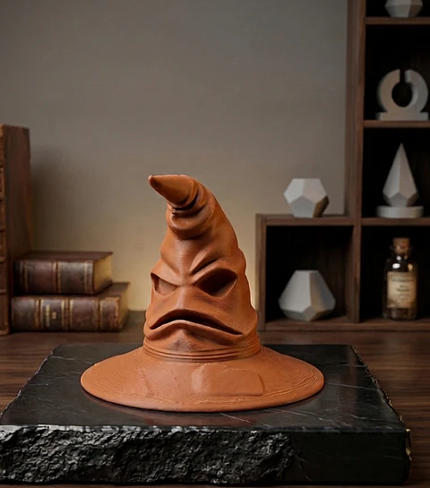 Chapéu Selecionador "Terracotta Grumpy" - Edição de Colecionador