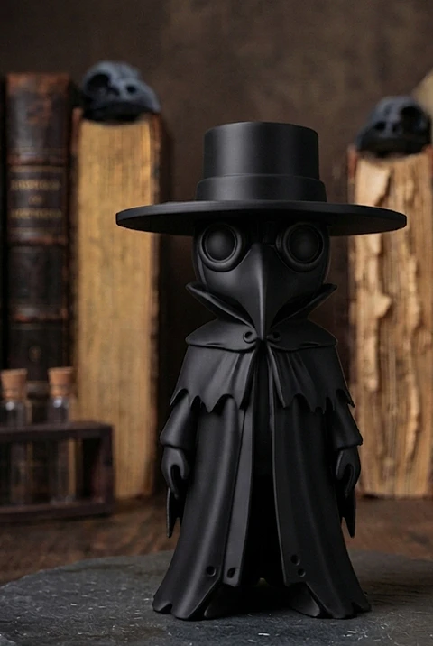 🦇 Boneco Colecionável – O Doutor da Peste | Edição Artesanal