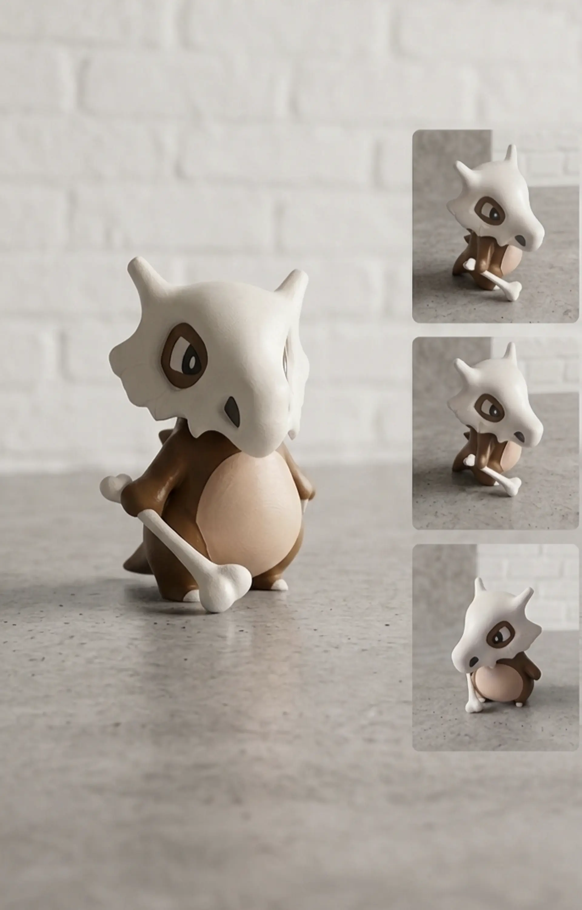 Figura Colecionável Cubone (Impressão 3D 1