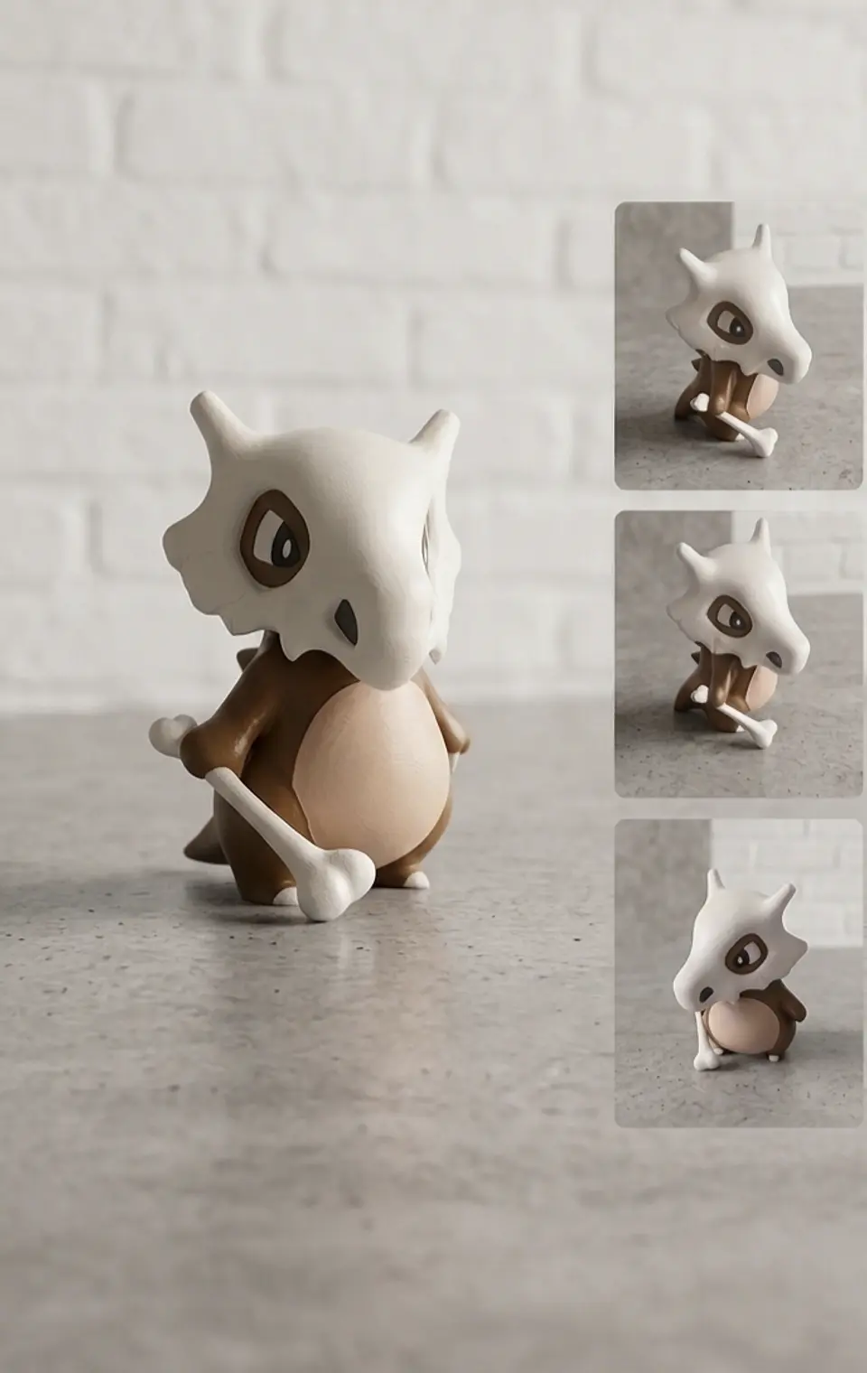 Figura Colecionável Cubone (Impressão 3D 1