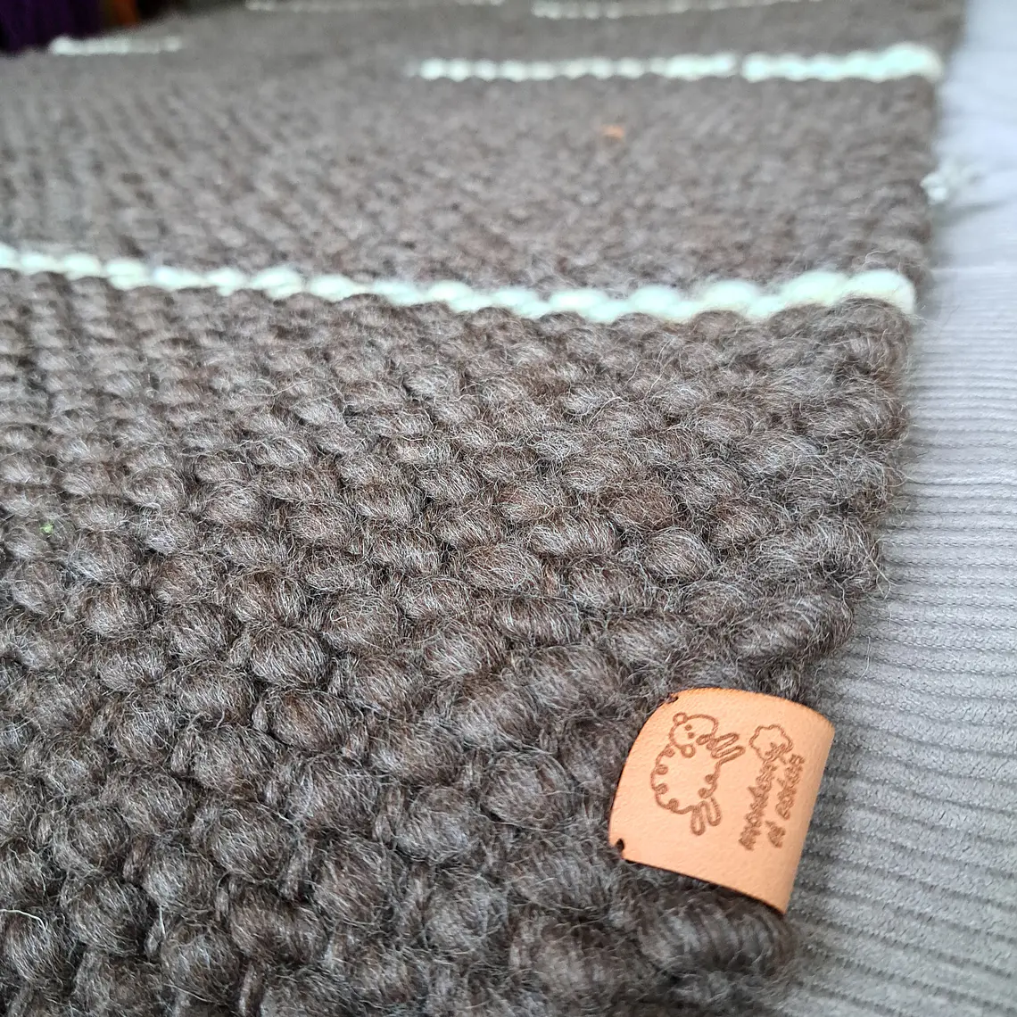 Piecera Cordón Café Borlas 2 plazas 3