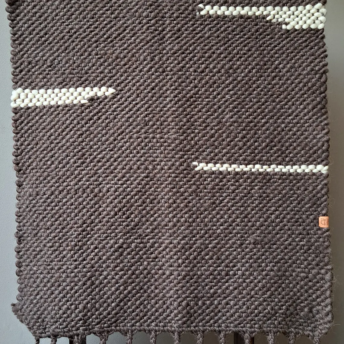 Piecera Cordón Café Borlas 2 plazas 1