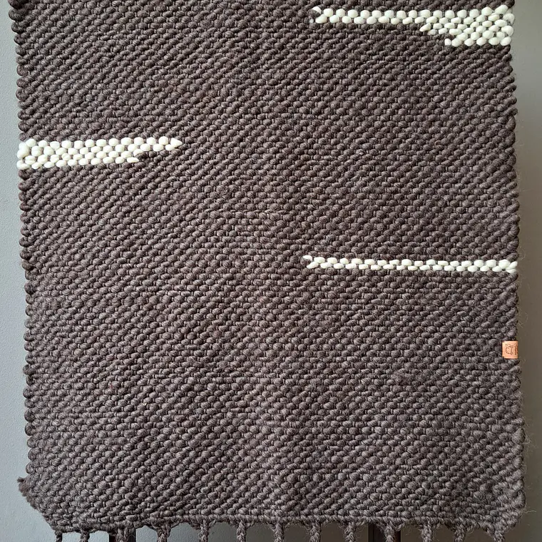 Piecera Cordón Café Borlas 2 plazas 1