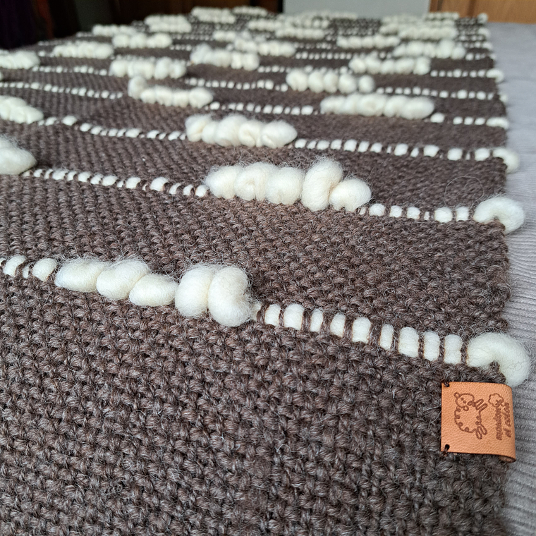 Conjunto Piecera Café Crudo 2 plazas  2