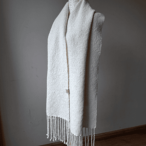 Bufanda de Alpaca - Blanco Natural