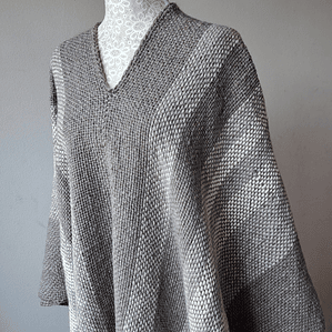 Poncho Lana de Oveja 100% natural
