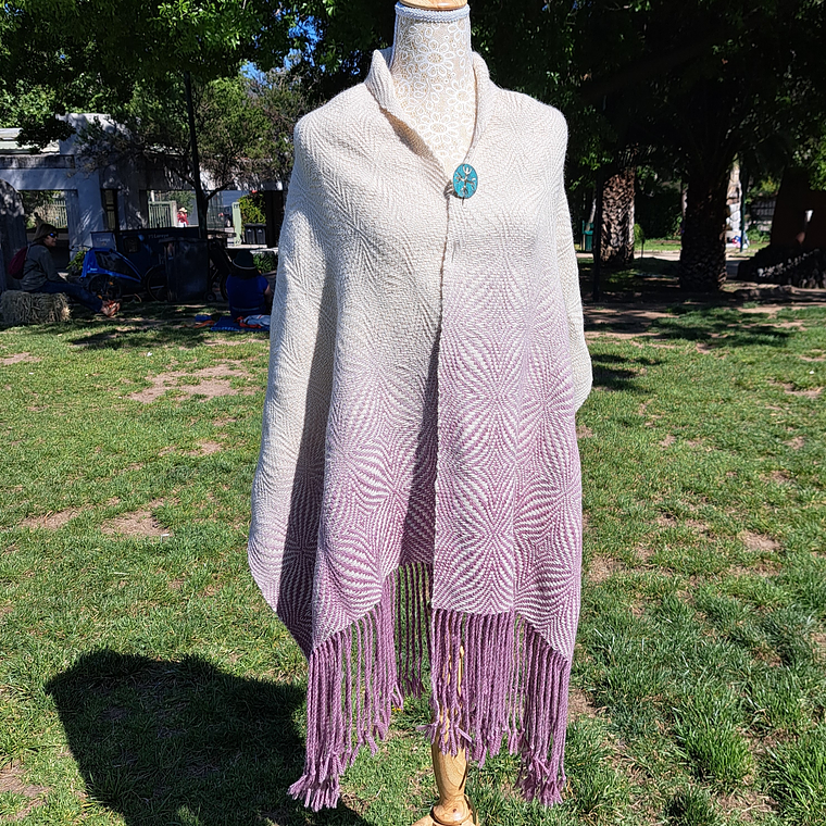 Echarpe Alpaca Teñido Natural 2