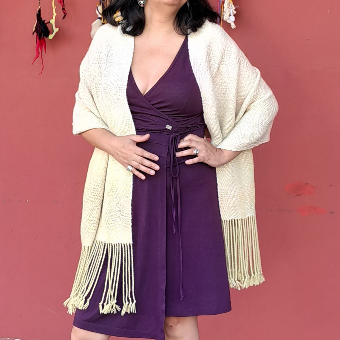 Echarpe Alpaca Teñido Natural 1