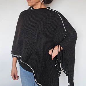 Poncho Asimétrico Alpaca