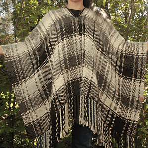 Poncho Kila Cuadrillé Alpaca