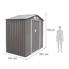 Bodega de jardín 201x121x190 cm ERGO 5