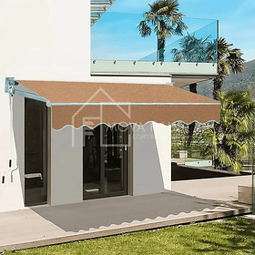 Toldo Retráctil de 300x250 cm Ideal para Tu Patio, Terraza o Balcón