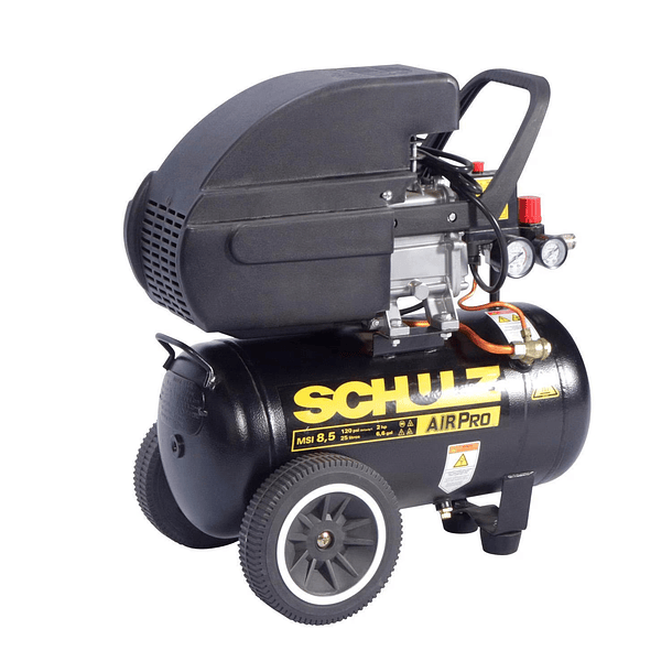 Compresor 1500W 25 litros Air Pro MSI 8,5/25 Schulz 4