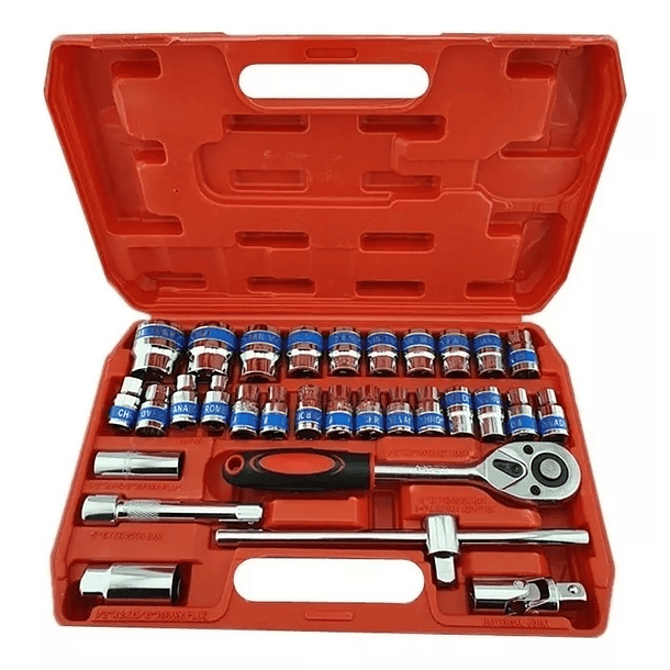 Juego De Dados Cuadrante 1/2 Pulgada 32 Piezas/40 1