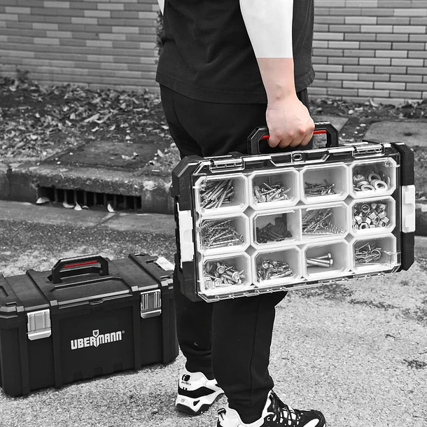 Carro modular porta herramientas 3 en 1 98x63x37cm UBERMANN 3