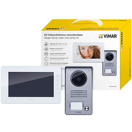 Kit interphone vidéo 7” Vimar K40930 ELVOX Interphone vidéo