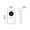 Kit interphone vidéo 7” Vimar K40930 ELVOX Interphone vidéo