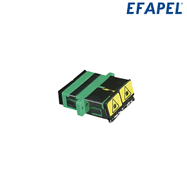 Acoplador Para Conetores De Fibra Ótica SC APC Duplex