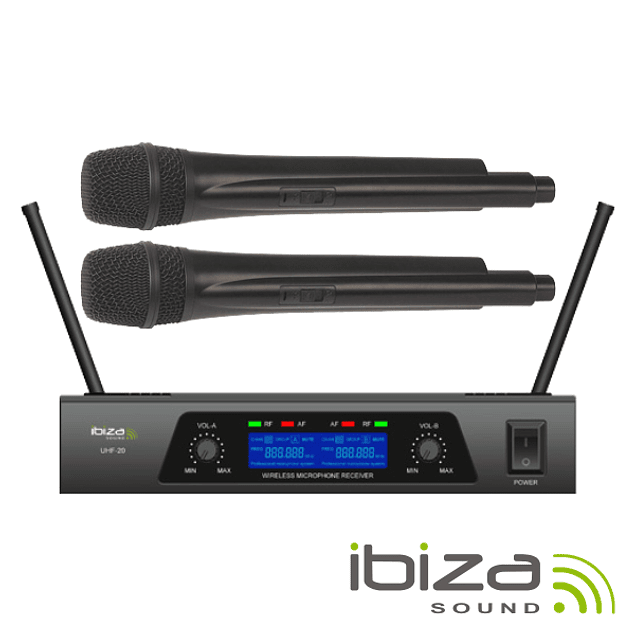 Central Microphone Wireless 2 Channels Uhf 863.9/864.9mhz IB