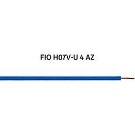 Fio Rígido (H07V-U) 4mm² 100m