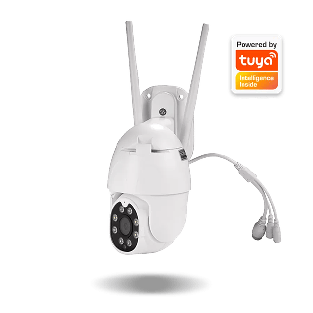 Câmara Vigilância IP 1080p Wifi Tuya DENVER 2MP Horizontal: 355°, vertical: 85° - motorizada CCTV
