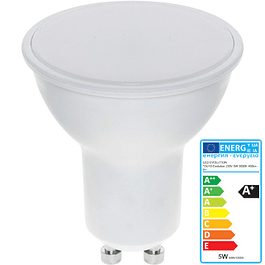Lámpara LED GU10 EVOLUTION 5W 450lm 100 ° Blanco - A +