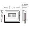 LED Projector 50W 3750lm 6400K IP65 Tumut