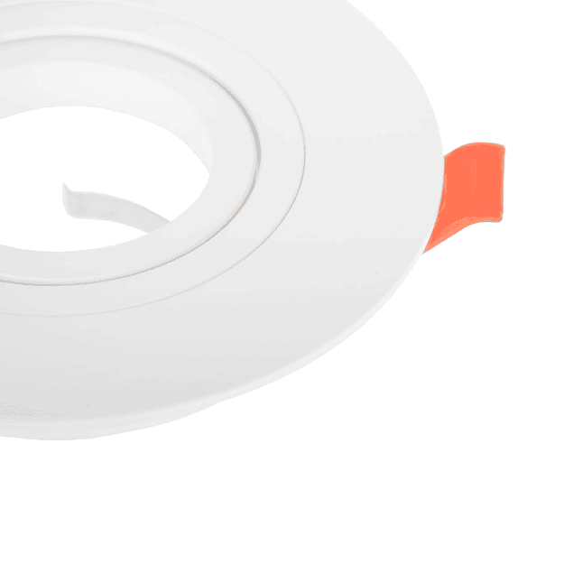 Anneau pour Spot Encastré Rotatif INTECA Rond Alt.0,3xD.11cm Blanc