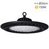 Campânula Supervision IP65 1x150W LED 15000lm 5000K 90° Alt.14xD.35cm Preto