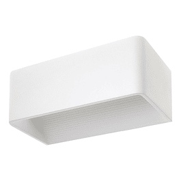 Aplique ETEL 6W LED 520lm C.20xL.8xAlt.10cm branco