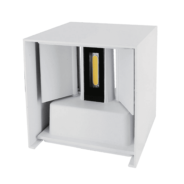 Applique murale SOR IP65 2x3W LED 500lm C.10xL.10xHauteur.10cm Blanc