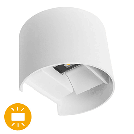 Aplique SALAS IP65 2x3W LED 500lm C.14xL.12xAlt.10cm Branco