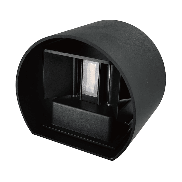 Wall light ROOMS IP65 2x3W LED 500lm L.14xL.12xHeight.10cm Black