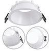 Ring for recessed spot ONIRO round Height.3.6xD.8.5cm Polycarbonate (PC) White