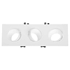 Ring for recessed spotlight ONIRO 3xMR16 L.25.5xW.9.3xHeight.2.9cm Polycarbonate (PC) White