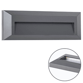 Wall light FEBROS IP65 1x2W LED 100lm 4000K L.23xW.2.7xHeight.8cm ABS+PC Anthracite
