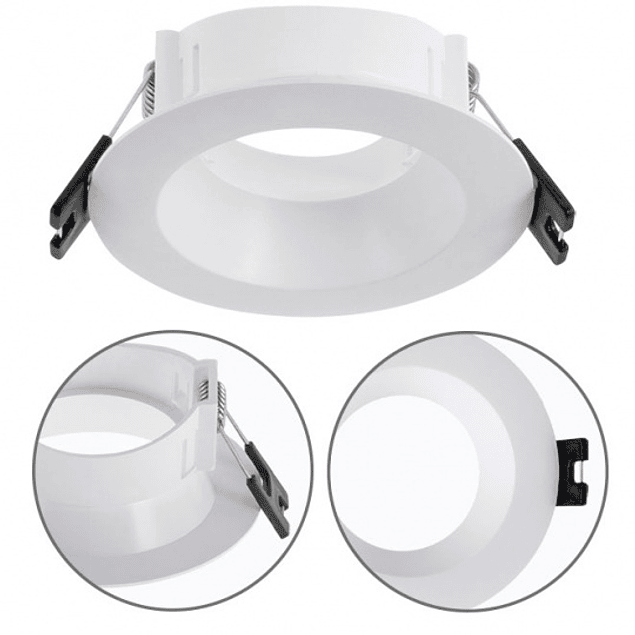 Ring for recessed spot ONIRO round Height.3.5xD.8.5cm Polycarbonate (PC) White