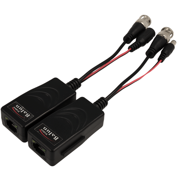 Balun vidéo DAHUA / alimentation passive CCTV 2 Ud.