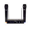 Micrófono de Mano Inalámbrico (2 uds) + Receptor VHF 210/216MHz