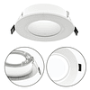 Rim for recessed light ONIRO round Polycarbonate (PC) White