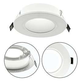 Encadrement pour spot encastré ONIRO rond Polycarbonate (PC) Blanc