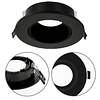 Encadrement pour spot encastré ONIRO rond Polycarbonate (PC) Noir