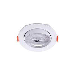 Foco de encastrar INTEGO SPOT redondo 1x5W LED 350lm 36° xD.9cm Branco