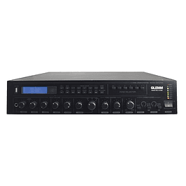 Amplificador de Audio 100V 240W DAB/FM/USB/MP3 – 5 Zonas